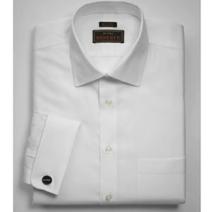 Reserve collection long sleeve white dress shirt